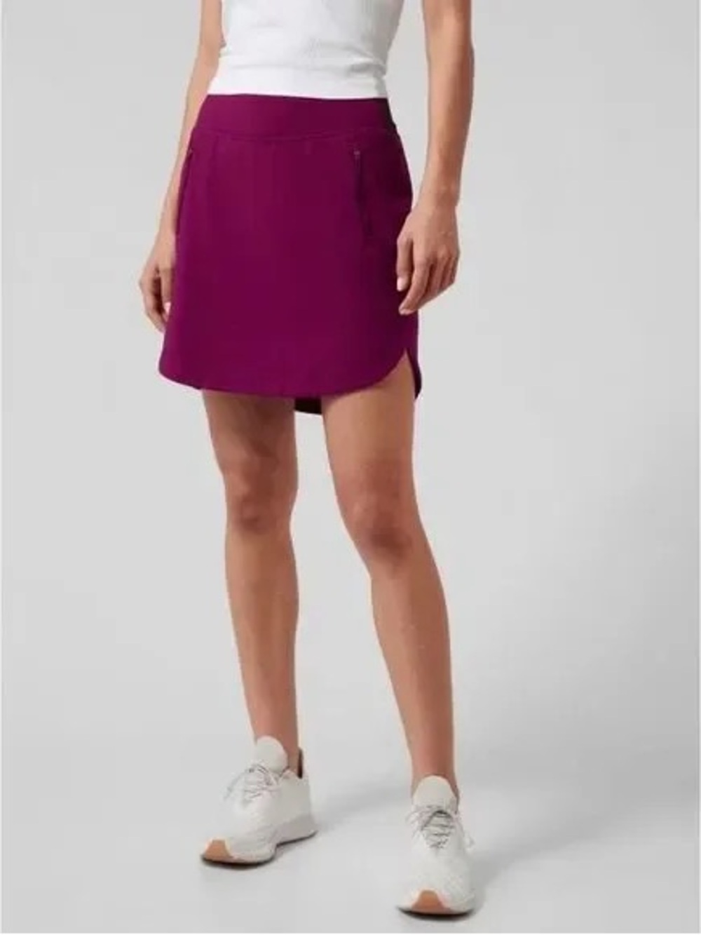 NWT Athleta Fairway Golf Skort 18” Berry XXS- Fits XS